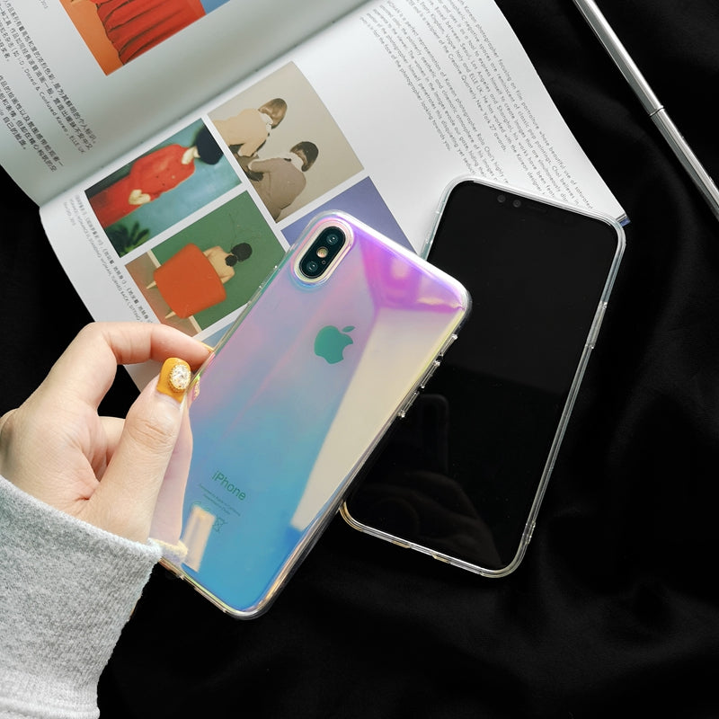 Transparent Laser Phone Case