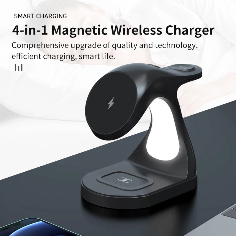 4-in-1 Magnetic Wireless Charger