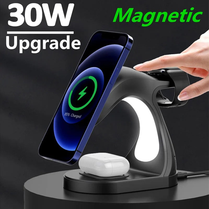 4-in-1 Magnetic Wireless Charger