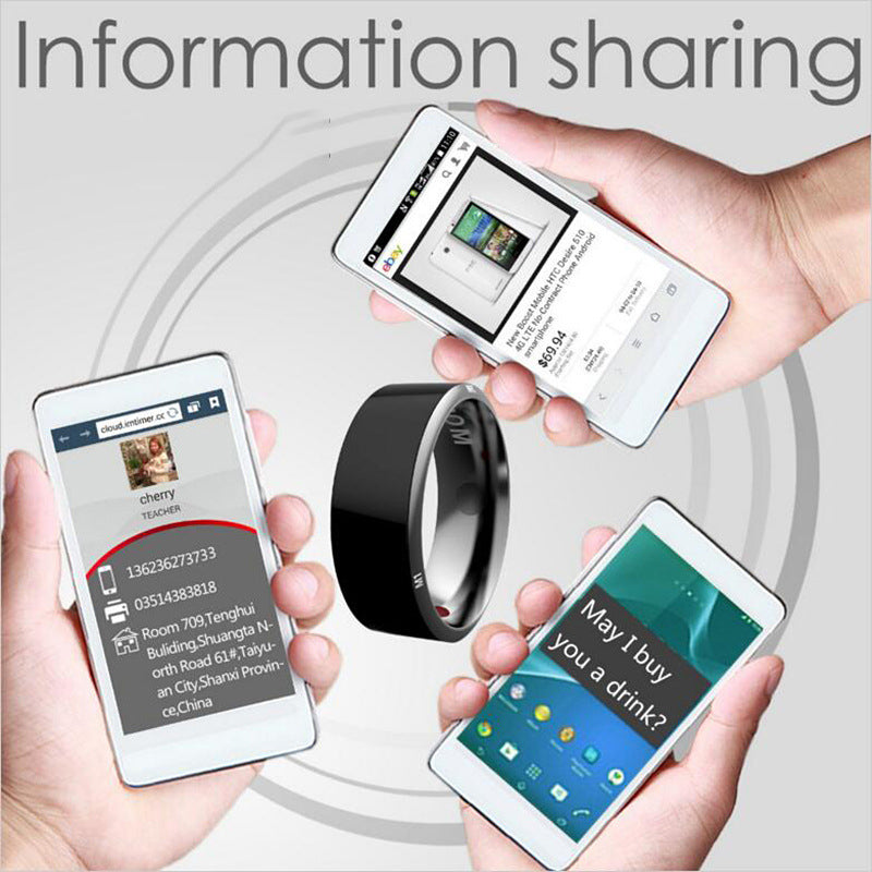 Smart Ring Multifunctional Black