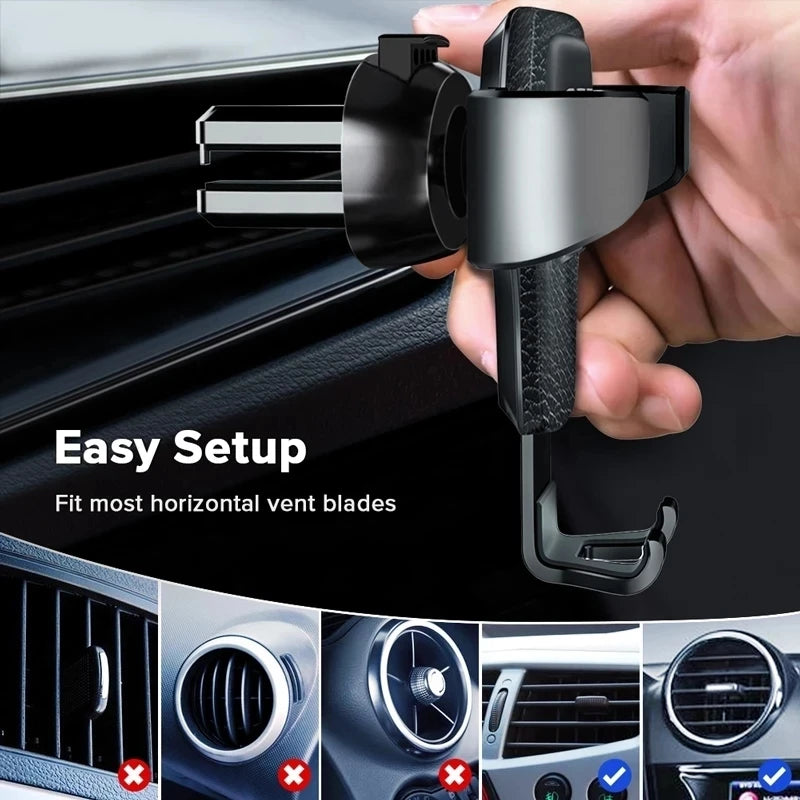 Gravity Car Holder Air Vent Clip Mount