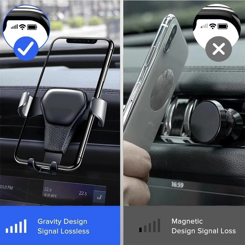 Gravity Car Holder Air Vent Clip Mount